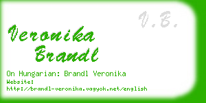 veronika brandl business card